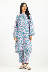 Textured Dobby Printed Co-Ord Set IPST-44714